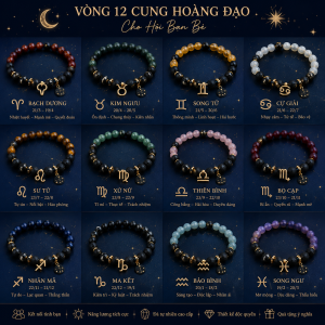 Vòng tay đá cung hoàng đạo