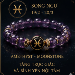 Vòng tay đá cung Song Ngư