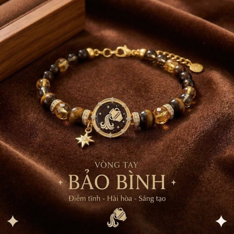 vòng tay cung bảo bình
