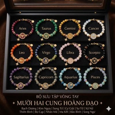 Bộ sưu tập vòng tay 12 cung hoàng đạo